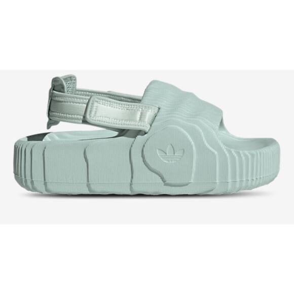 NEW ADIDAS ORIGINALS Adilette 22 XLG Slides Size 9 Ash Green - Picture 1 of 5
